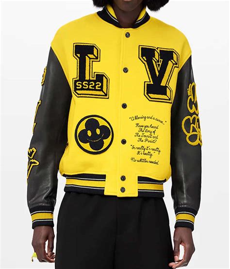 varsity jacket louis vuitton price|Louis Vuitton varsity jacket yellow.